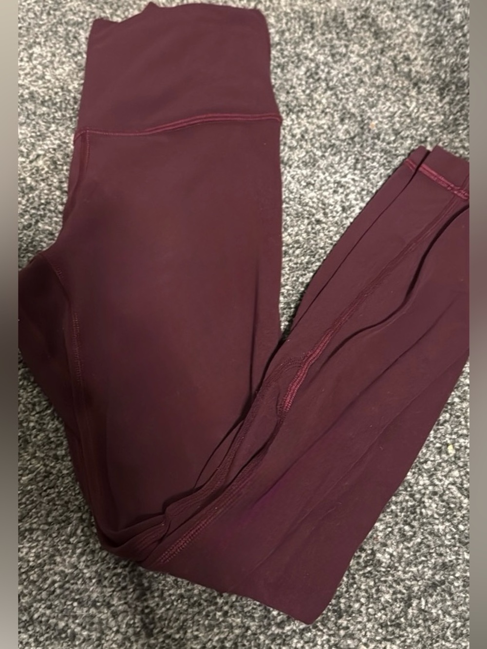 Lululemon align High-Waisted burgundy Leggings